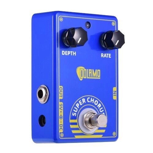 Dolamo D-3 Super Chorus Guitar Pedal Effect Pedal Chorus Pedal with True Bypass для электрогитары - характеристики