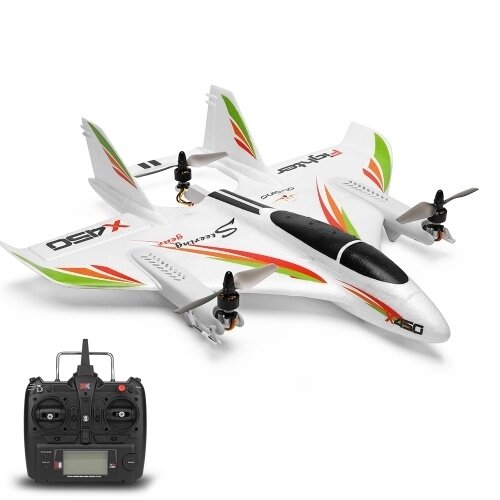 WLtoys XK X450 2.4G 6CH RC Самолет RC Планер Самолет с неподвижным крылом с 3 моделями 3D / 6G RC Вертолеты Вертикальный взлет RTF - интернет магазин