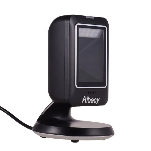 Aibecy MP6300Y 1D / 2D / QR Всенаправленный сканер штрих-кода USB Проводной считыватель штрих-кода CMOS Image Hand-Free для супермаркета Книжный магазин Розничная больница - Узбекистан