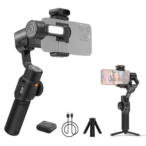 ZHIYUN SMOOTH 5S AI COMBO Ручной 3-осевой стабилизатор подвеса для телефона Vlog Gimbal - распродажа