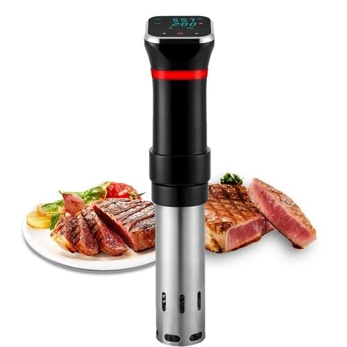 Погружные циркуляторы для машины Sous Vide 1100 Вт Ультра тихая нержавеющая сталь Прецизионная плита Sous Vide Кухонные гаджеты с сенсорным управлением Точная температура - опт