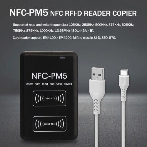 NFC RFI-D Копир IC I-D Reader Writer Дубликатор с функцией полного декодирования Интеллектуальное устройство чтения и записи карт - заказать