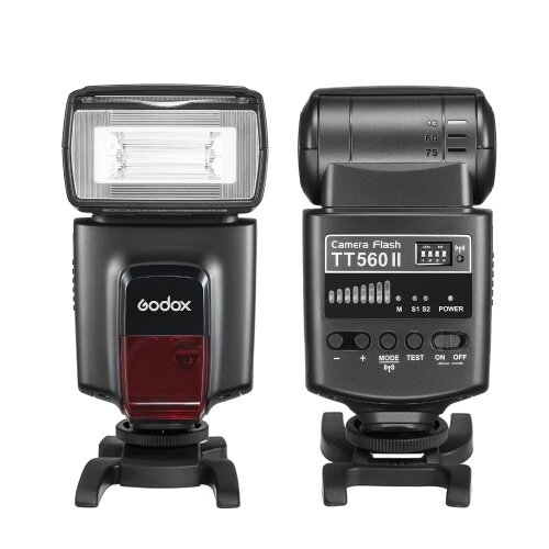 GODOX TT560II Универсальная электронная вспышка для камеры с триггерным передатчиком и мини-подставкой - особенности