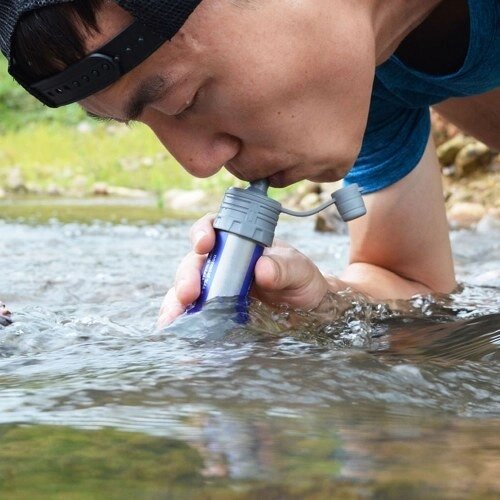 2 ШТ. Открытый Фильтр Для Воды Соломенная Система Фильтрации Воды Очиститель Воды для Аварийной Готовности Отдых На Природе Путешествия Backpacking - заказать