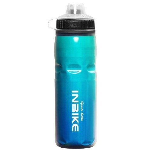 INBIKE Изолированная бутылка для воды для горного велосипеда BPA Free Cycling and Sports Squeeze Bottle с пылезащитным чехлом - преимущества