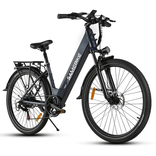 SAMEBIKE RS-A01 Pro Электровелосипеды для взрослых 500 Вт высокоскоростной двигатель 27,5&quot; большие шины 36 В 15 Ач аккумулятор 7 скоростей городские велосипеды для мужчин и женщин E-bike - интернет магазин