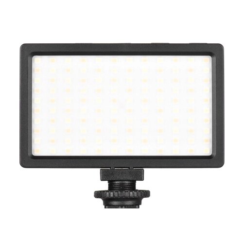 LIYADI LED Video Light Panel On-Camera 3200K-5600K Dimmable Lamp Регулируемая яркость Flash Light - доставка