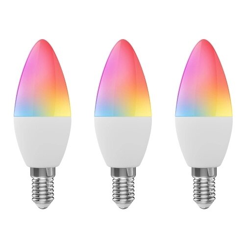 WiFi Smart Bulb RGB + W + C Светодиодная свеча - опт