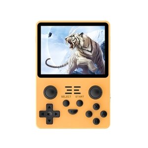 Портативная игровая консоль Powkiddy RGB20S Игровой плеер Система с открытым исходным кодом Встроенные игры 3,5-дюймовый IPS-экран Разъем для наушников 3,5 мм RK3326 Аккумуляторная батарея 3500 мАч