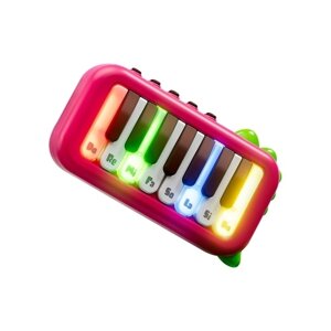 Портативное карманное пианино с 15 клавишами: универсальная мини-электронная клавиатура с подсветкой клавиш
