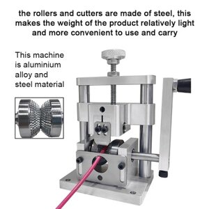 Портативный бытовой инструмент для зачистки проводов из алюминиевого сплава Ручной инструмент для зачистки проводов Машина для очистки лома медного кабеля с ручным кривошипом использование с ручной электрической