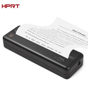 Портативный принтер HPRT MT810 формата A4, термопечать, беспроводное подключение BT, совместимый с мобильным фотопринтером iOS и Android