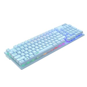 Проводная клавиатура AJAZZ AF981 Игровая клавиатура RGB с 19-клавишной антибликовой металлической основой Эргономичный дизайн Регулятор громкости