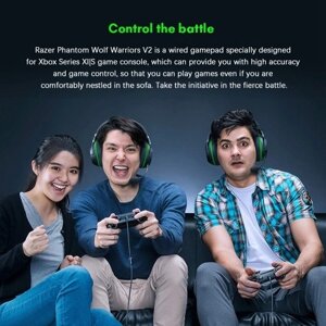 Проводной контроллер Razer V2 Игровой контроллер с аудиоинтерфейсом 3,5 мм, совместимый с Xbox Series X|S и Windows 10