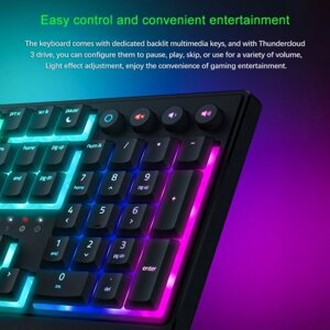 Razer V3 104 Keys Gaming Keyboard Проводная клавиатура Razer Chroma RGB USB Механическая клавиатура 1000 Гц со съемной подставкой для запястий