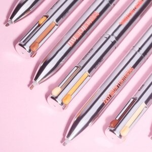Ручка для контура бровей 4-в-1, водостойкий, выделяющий карандаш для бровей, естественный косметический инструмент для макияжа бровей