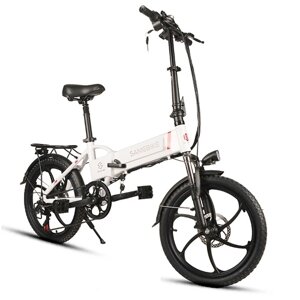 Samebike 20LVXD30 Ebike 20 * 1,95 Шины 350 Вт Бесщеточный мотор-редуктор Складной электрический велосипед Диапазон мощности 45-60 км