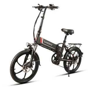 Samebike 20LVXD30 Ebike 20 * 1,95 Шины 350 Вт Бесщеточный мотор-редуктор Складной электрический велосипед Диапазон мощности 45-60 км