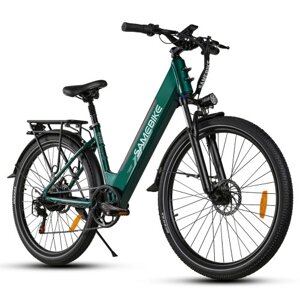 SAMEBIKE RS-A01 Pro Электровелосипеды для взрослых 500 Вт высокоскоростной двигатель 27,5" большие шины 36 В 15 Ач аккумулятор 7 скоростей городские велосипеды для мужчин и женщин E-bike