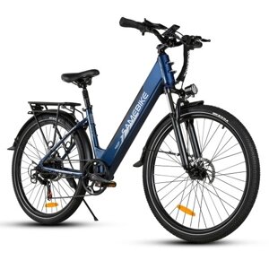 SAMEBIKE RS-A01 Pro Электровелосипеды для взрослых 500 Вт высокоскоростной двигатель 27,5" большие шины 36 В 15 Ач аккумулятор 7 скоростей городские велосипеды для мужчин и женщин E-bike