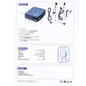 Шлем для шлема Коммуникатор 2-полосная система связи Наушники + микрофон