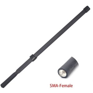 Складная антенна для внутренней связи 48 см Антенна для рации SMA-Female Интерфейс с высоким коэффициентом усиления 144/430 МГц Частота Широкая совместимость
