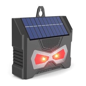 Солнечный инструмент для отпугивания животных, водонепроницаемый ультразвуковой отпугиватель енотов со светодиодной вспышкой