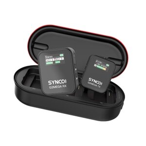 SYNCO G2MEGA 1-Trigger-1 2.4G Беспроводная микрофонная система Прикрепляемый микрофон