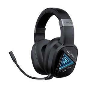 TAIOU Over Ear Gaming Headset BT5.2 и 2.4G Беспроводные игровые наушники для киберспорта Проводные наушники 3,5 мм с 3 микрофонами для смартфонов, ноутбуков, ПК, игровой консоли