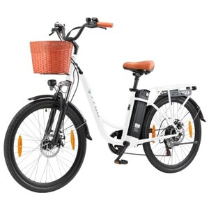 TTGO YY-26ST Электровелосипед 26*1,95-дюймовые шины Электровелосипеды для мужчин и женщин 250 Вт Двигатель 36 В 14,5 Ач Аккумулятор 25 км/ч Максимальная скорость 100 км Максимальный запас хода Дисковый тормоз SHIMANO