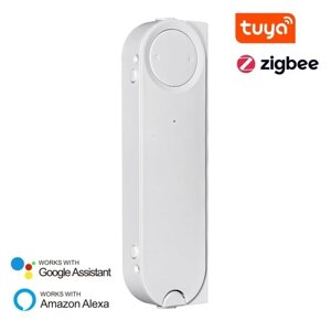 Tuya ZigBee Интеллектуальный бытовой толкатель раздвижных окон Автоматический открыватель-закрыватель Приложение для подзарядки от солнечной батареи Пульт дистанционного управления толкателем раздвижных окон