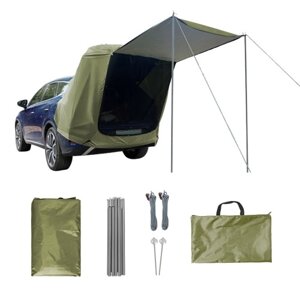 Уличная палатка для багажника автомобиля, кемпинга, пикника, задняя палатка для автомобиля с навесом, удлинительная палатка для багажника автомобиля, защита от солнца, непромокаемая палатка для багажника автомобиля