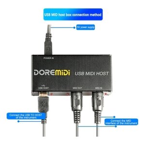 UMH-10 USB to MIDI Host — высококачественный, долговечный и универсальный MIDI-интерфейс для электронных инструментов