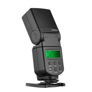 Универсальная вспышка Andoer Speedlite GN40, регулируемая светодиодная заполняющая лампа, вспышка на камере со заменой кронштейна