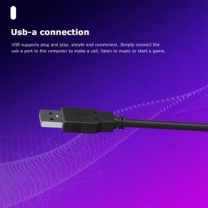 USB Проводная гарнитура с микрофоном с шумоподавлением на ухе Компьютер Наушники Колл-центр Наушники Регулятор громкости Динамик Микрофон Без звука Регулируемая повязка на голову