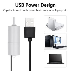 USB-воздушный насос для аквариума, небольшой кислородный насос с воздушной каменной трубкой, подвесная пряжка для аквариума, рыбалка на открытом воздухе