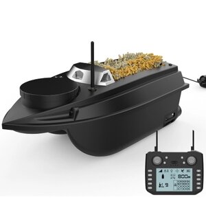 Версия с эхолотом, 800 м GPS Лодка для рыбалки с наживкой 9 рыболовных угодий 180 точек Лодка для наживки 6,6 фунтов Поддержка загрузки Автоматический круиз/точки позиционирования Круиз/коррекция