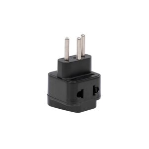 Высокое качество Swiss Embedded Conversion Plug 5-луночное адаптер Адаптер Swiss Plug to Universal Socket Адаптер для дорожного штекера черный