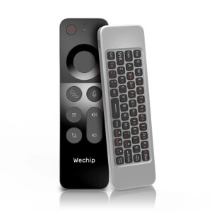 W3 2.4G Air Mouse Беспроводная клавиатура Голосовое управление ИК-пульт дистанционного управления 6-осевым датчиком движения для Smart TV Android TV BOX ПК