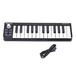 WORLDE Easykey. 25 Портативная клавиатура Mini 25-клавишный USB MIDI-контроллер