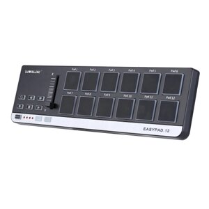 Worlde EasyPad. 12 портативный мини USB 12 барабанные колодки MIDI контроллер