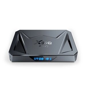 X96Q PRO+ Android 14.0 Smart TV Box H728 Octa-core 4K Media Player H. 265 VP9 8K Deciding Streaming Box Dual Band WiFi6 BT5.0+ Digital Display с пультом дистанционного управления