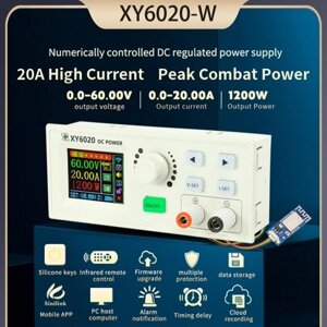 XY6020 Цифровое управление Регулируемое напряжение постоянного тока Понижающий модуль питания Постоянное напряжение и постоянный ток Понижающий преобразователь Вольтметр 20A 1200W