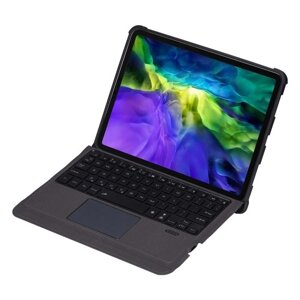 Защитный чехол для клавиатуры T207 со съемной сенсорной панелью клавиатуры BT, совместимый с iPad Pro 11 (2018/2020/2021) / iPad Air4 10.9 (2020)