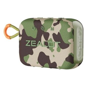 ZEALOT S75 Outdoor BT 5.2 Динамик 10 Вт объемный звук Портативный велосипедный динамик с ремешком IPX6 Водонепроницаемый Мини Кемпинговый динамик для Домашних Вечеринок Активного Отдыха На Природе