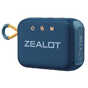 ZEALOT S75 Outdoor BT 5.2 Динамик 10 Вт объемный звук Портативный велосипедный динамик с ремешком IPX6 Водонепроницаемый Мини Кемпинговый динамик для Домашних Вечеринок Активного Отдыха На Природе