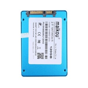 Жесткий диск MAIKOU Mobile SSD 60G / 120G / 240G / 360G / 480G / 1 ТБ, жесткий диск Type-C и USB 3.0, универсальный синий и 120 ГБ