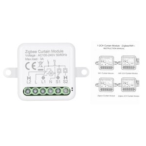 Zigbee 3.0 Mini Smart Relay Wi-Fi Switch 1 Way DIY Smart Light Switch Module Приложение Smart Life, совместимое с Alexa и Google Home (1CH Smart Module)