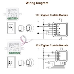 Zigbee 3.0 Mini Smart Relay Wi-Fi Switch 1 Way DIY Smart Light Switch Module Приложение Smart Life, совместимое с Alexa и Google Home (2-канальный смарт-модуль)